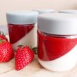 Panna Cotta Vanille et son coulis 🍓fraise-menthe