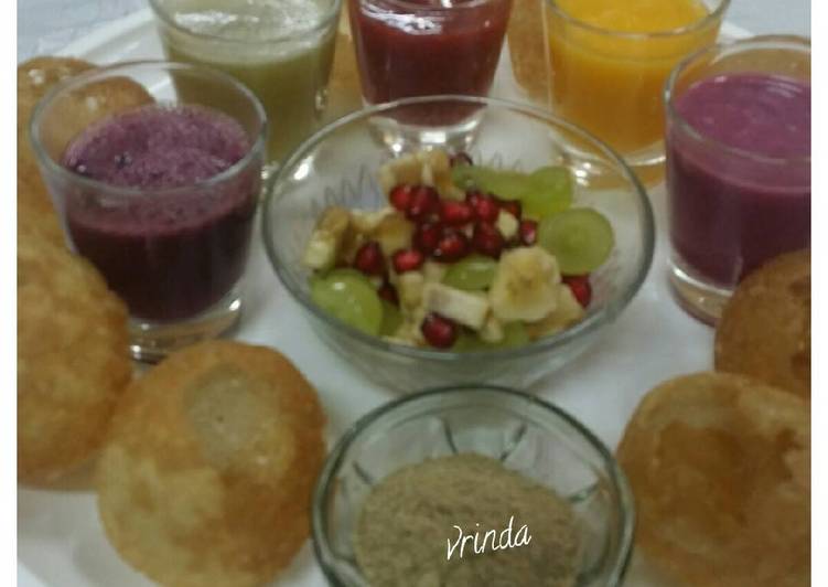 Recipe of Perfect Fruti Juicy Puris