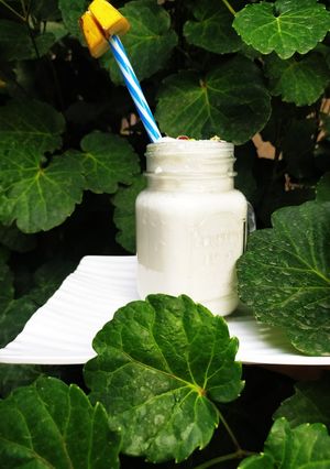 A picture of Oats Almond Banana Hot Milk.