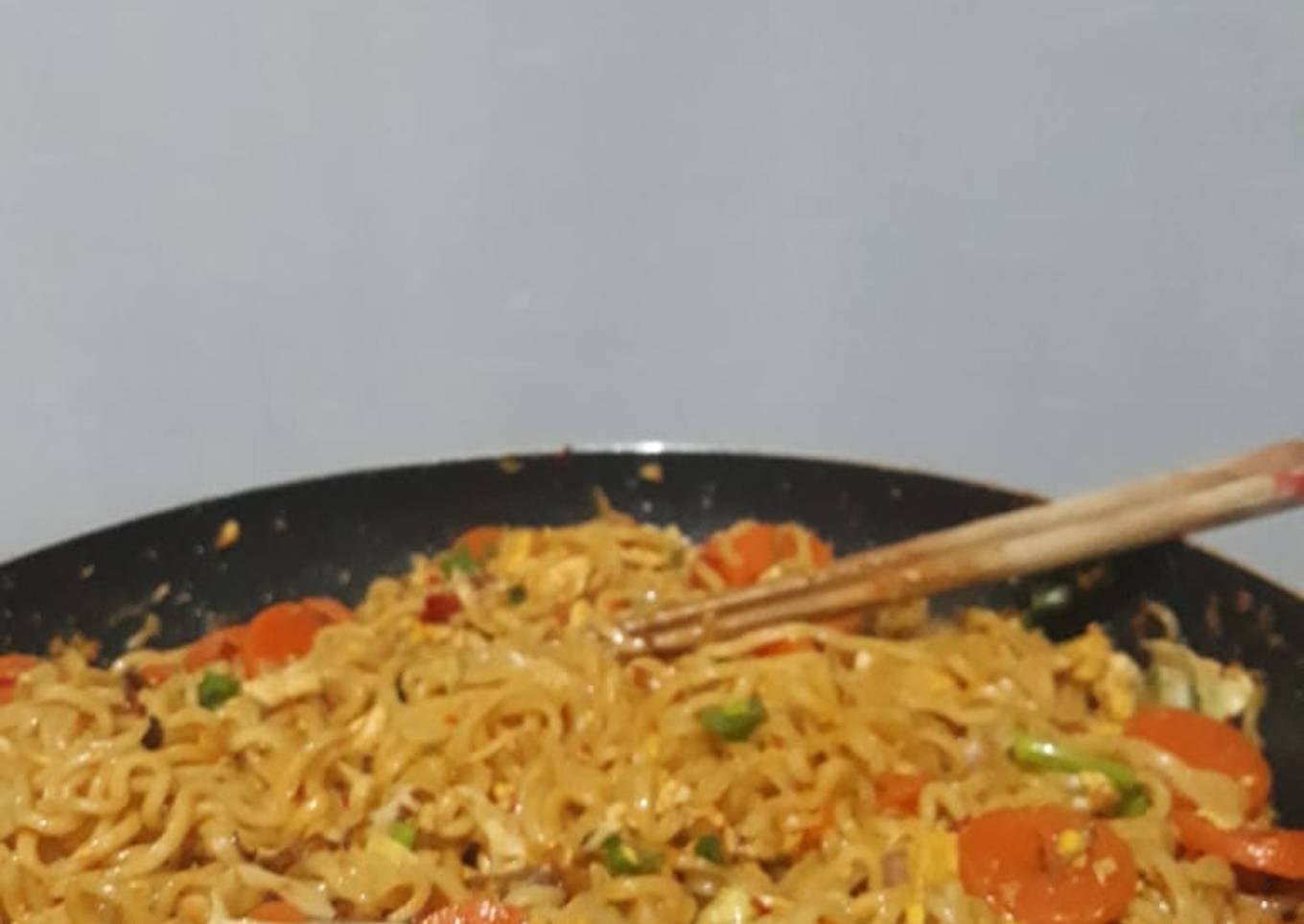 Langkah Mudah untuk Menyiapkan Mie goreng enak, Enak