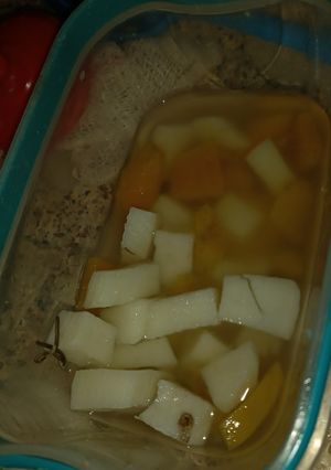 Una foto de Puré de papa y boniato en microondas!! 👌👌