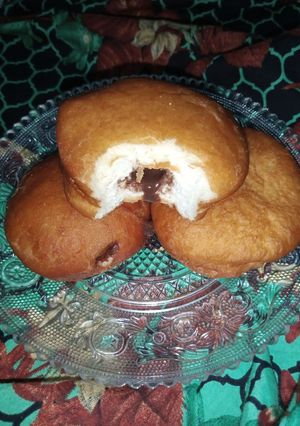 A picture of Chocolate Filled Doughnuts.