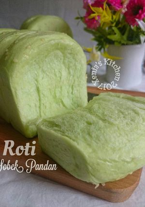 Foto resep Roti Sobek Pandan Kukus tanpa isi
