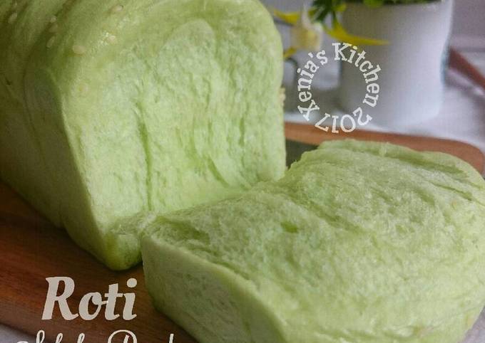 Resep: Roti Sobek Pandan Kukus tanpa isi Menu Enak Dan Mudah Dibuat