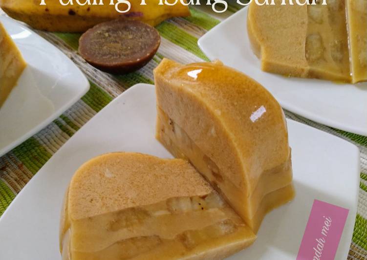 Rahasia Membuat Puding Pisang Santan yang Gurih