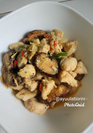 Foto resep 23. Tumis Ayam Jamur Shitake