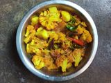 আলু ফুলকপির নিরামিষ তরকারি (aloo Fulkopir niramish tarkari)