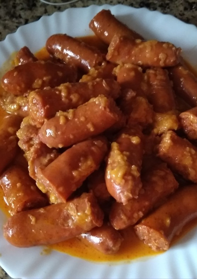 Una foto de Chistorras al vino thermomix