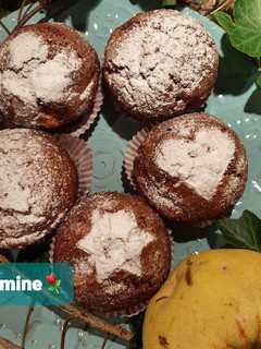 Φωτογραφία της συνταγής Muffins quince (Με κυδώνι και κακάο)🙊🥭