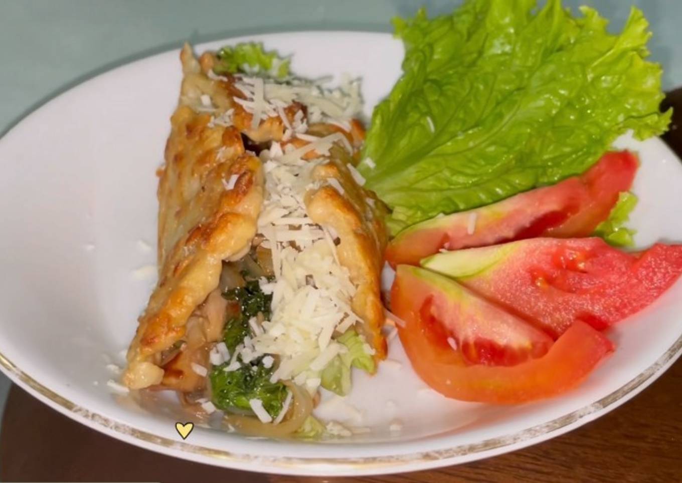 Tempe Taco with Chicken and Veggies 🌮🍗🥬🍄