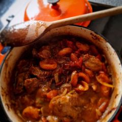 A picture of Lamb tagine (ish).