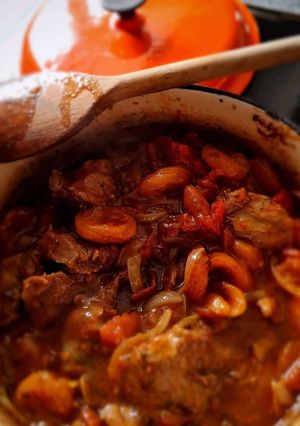 A picture of Lamb tagine (ish).