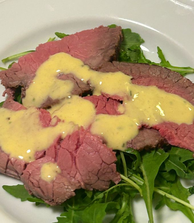 Foto di Roast-beef all’inglese nella friggitrice ad aria