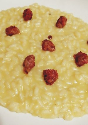 Foto di Risotto porri e salsiccia