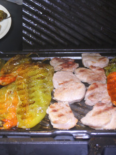 Una foto de Solomillo con pimientos italianos