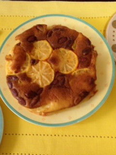 A picture of Orange cake.