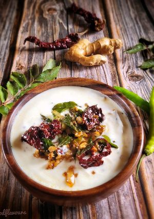A picture of Inji pachadi/ginger pachadi.