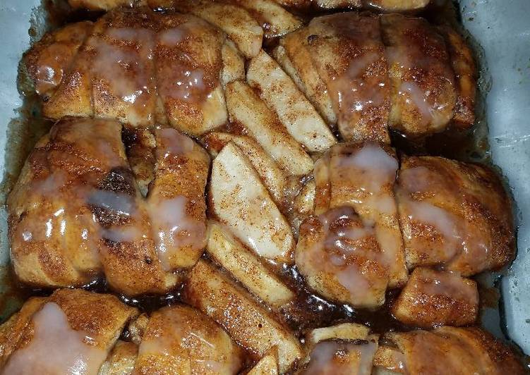 Steps to Prepare Speedy Cinnamon bun apple bites