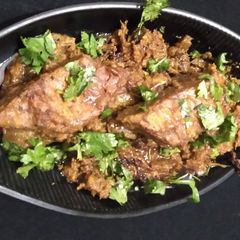 A picture of Egg burfi curry.