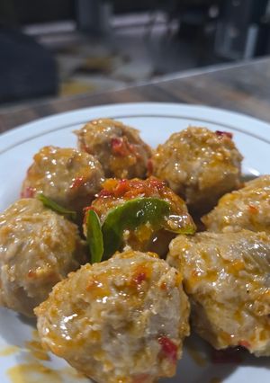 Foto resep Bakso mercon keju moncrot