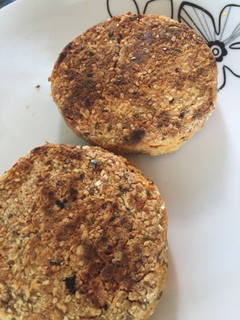 Una foto de Hamburguesas de garbanzo