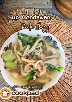 Gambar Sup Cendawan Pak Choy