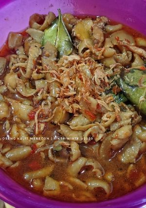 Foto resep Oseng Kulit Merecon