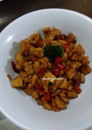 Foto resep Oseng Tahu Tempe Dengan Santan
