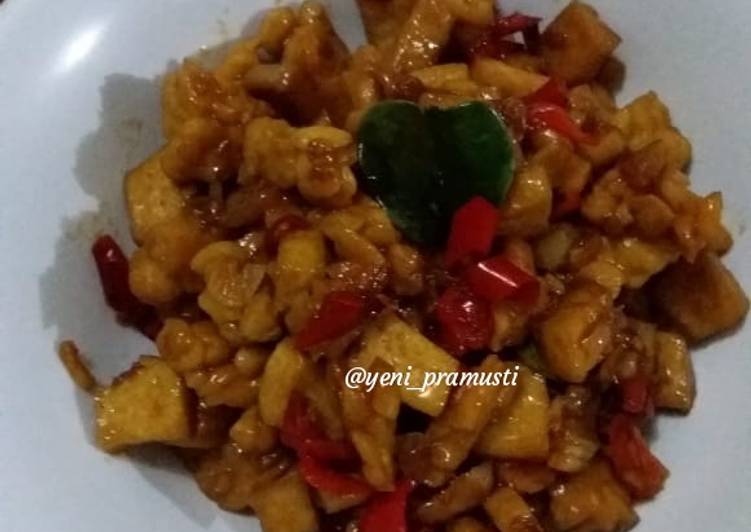 Resep Oseng Tahu Tempe Dengan Santan Anti Gagal