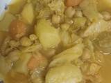 Guisado de verduras con garbanzos