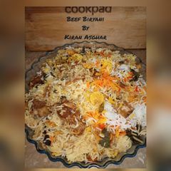 A picture of Spicy Beef Biryani.