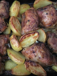 Una foto de Pollo al horno