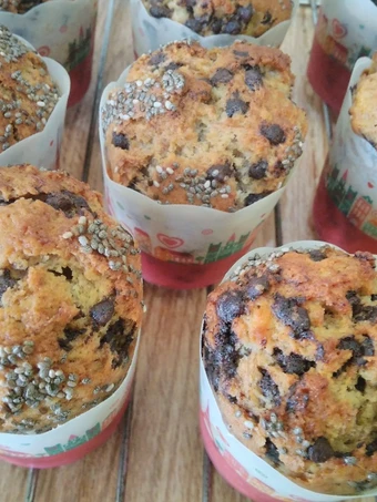 Langkah Mudah untuk Menyiapkan Resep Choco chia banana muffin yang Bisa Manjain Lidah Anti Ribet, Bisa Manjain Lidah