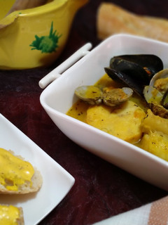 Una foto de Bullabesa en salsa Rouille