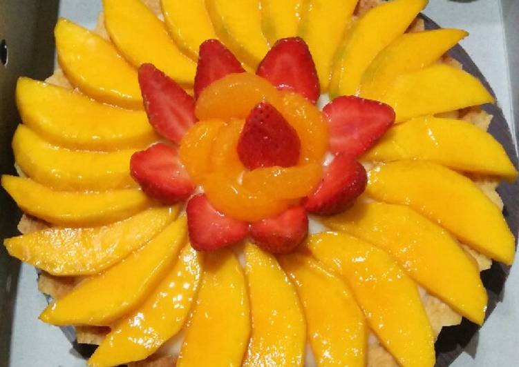 Resep Pie buah porsi besar Sederhana