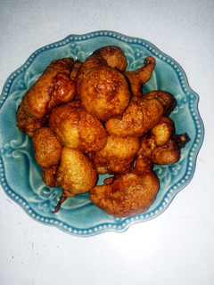 A picture of Cinnamon puff puff.