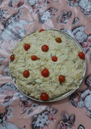 عکسی از دستور سالاد سیب زمینی