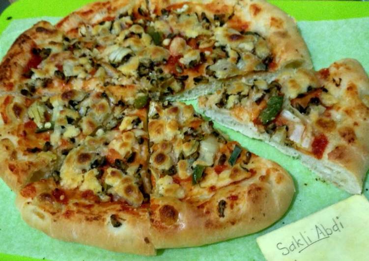  Resep  Pizza  jamur  kupang oleh Sakli Abdi Cookpad