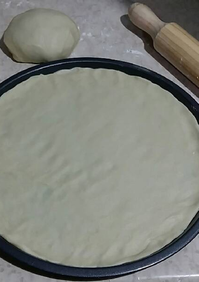 Una foto de Masa de pizza sin levadura (con cerveza)