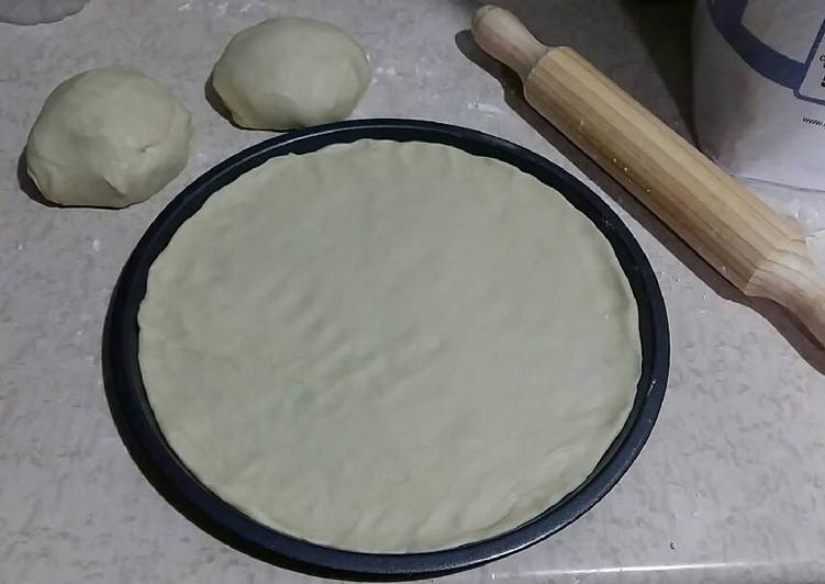 Masa de pizza sin levadura (con cerveza)