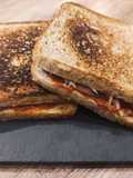 Croque-Monsieur Coppa, Mozzarella & Pesto Rosso
