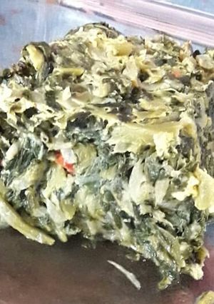 Una foto de Budín de acelga