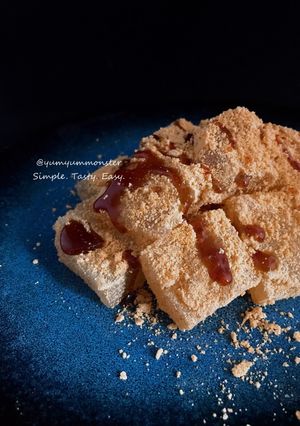 A picture of Warabi mochi.