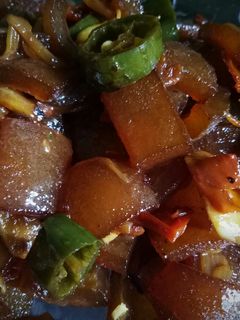 Foto resep Tumis Kikil Cabe Hijau