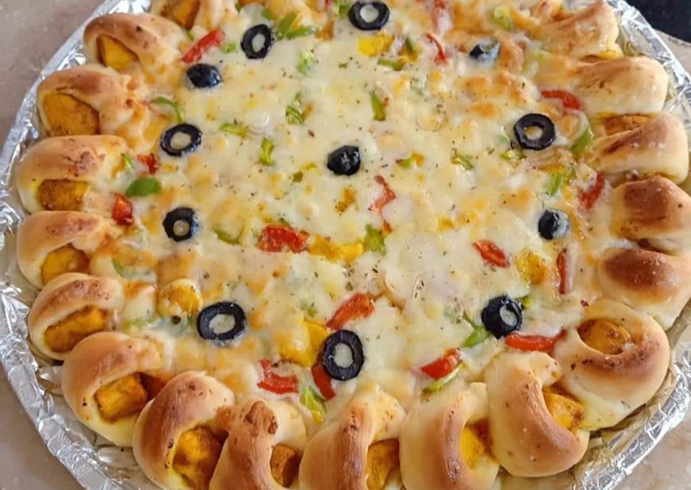 Chunks Flower Pizza 🍕🍕