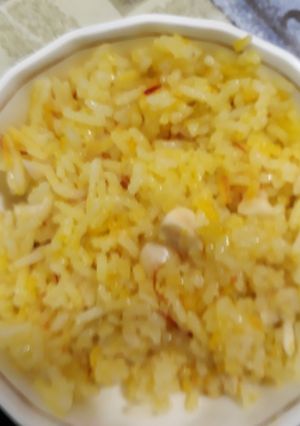 A picture of Meethe Chawal.
