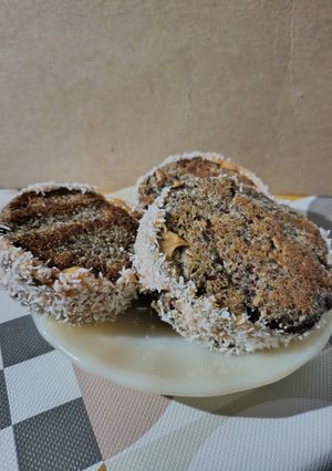 Una foto de Alfajorcitos de semillas y coco