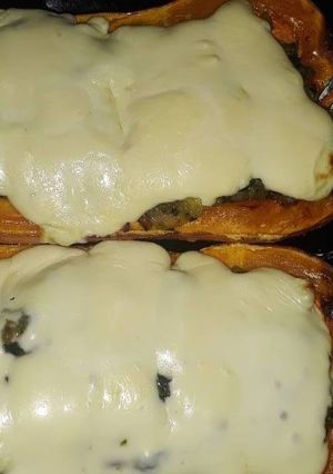 Una foto de Calabaza rellena