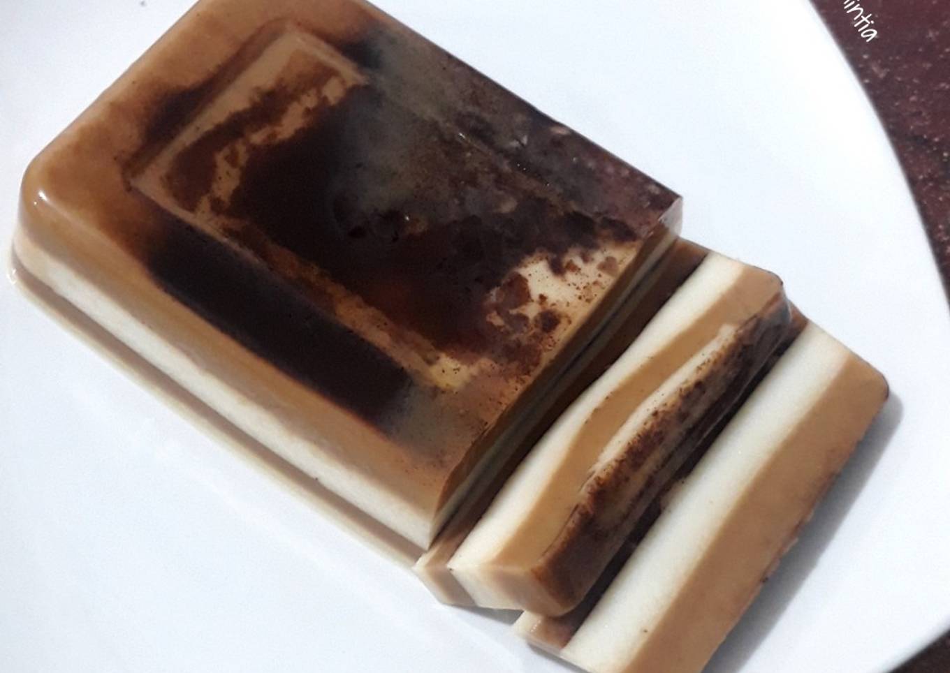 Puding Lapis Kopi Susu
