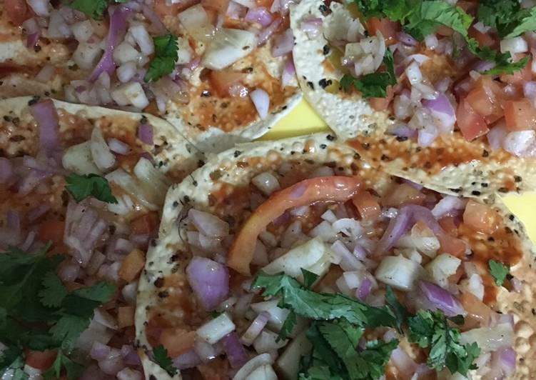 Easiest Way to Prepare Favorite Masala papad